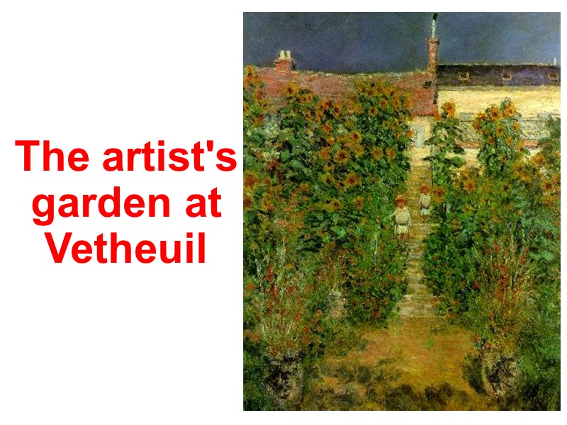 The artist's garden at Vetheuil